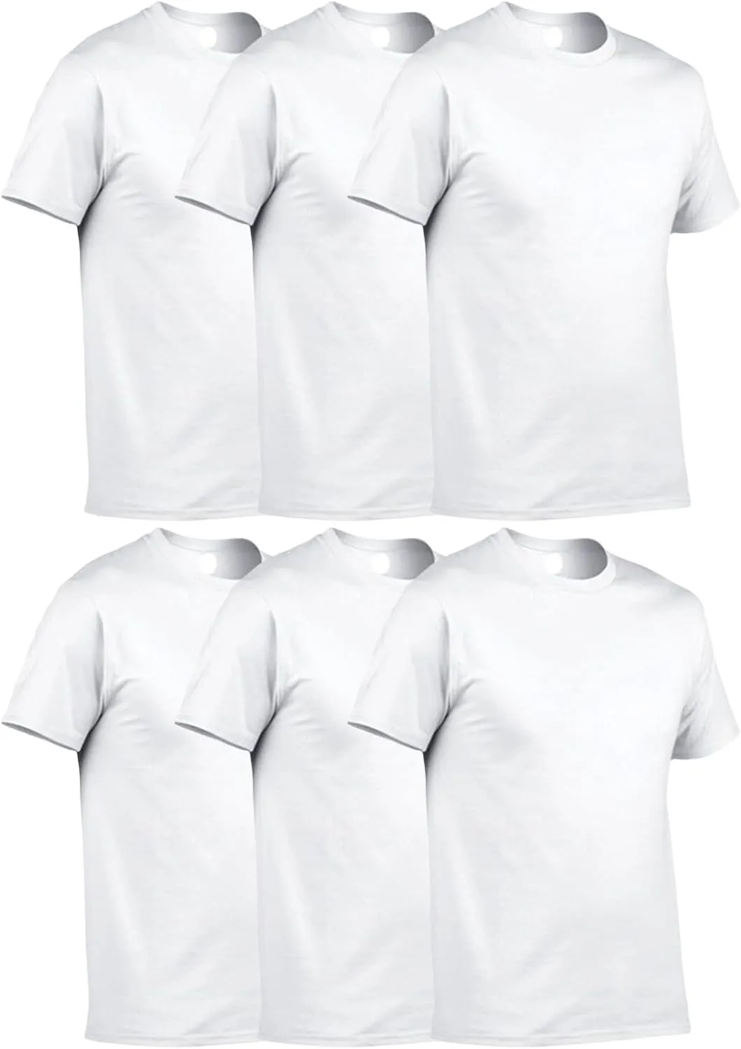 3 Pack Men Workout T Shirts Short Sleeve Crew Neck Solid Slim Fit Tee Shirt Quick Dry Casual Summer Gym Athletic Tops