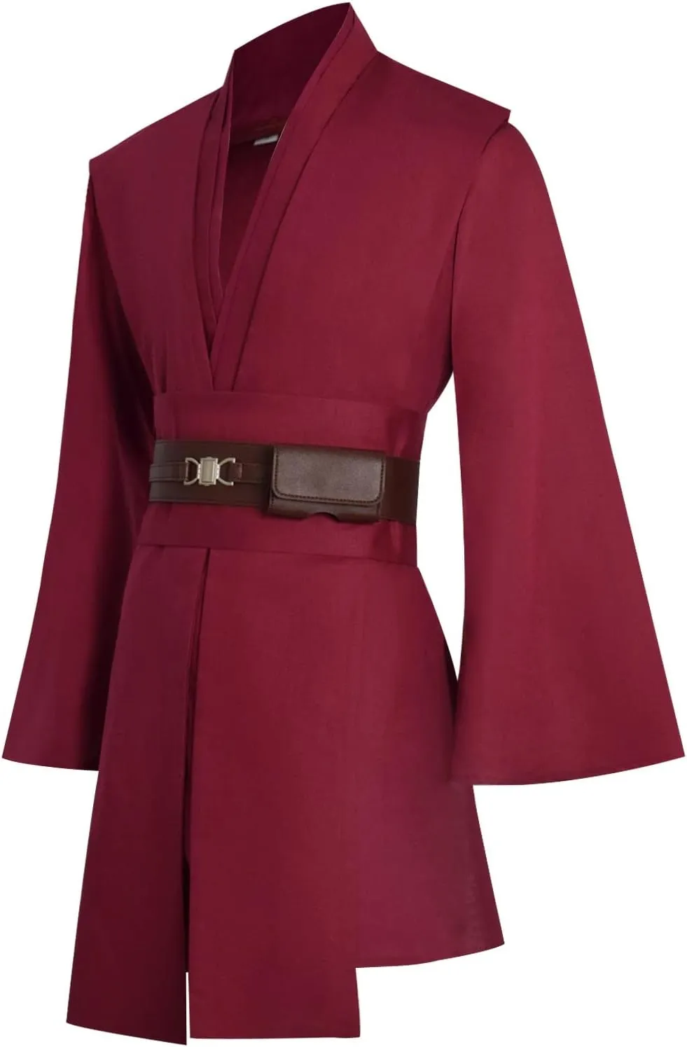 Adult Tunic Costume Jedi Robe Tops Jedi Costume Knight Anakin Belt Cloak Halloween Uniform