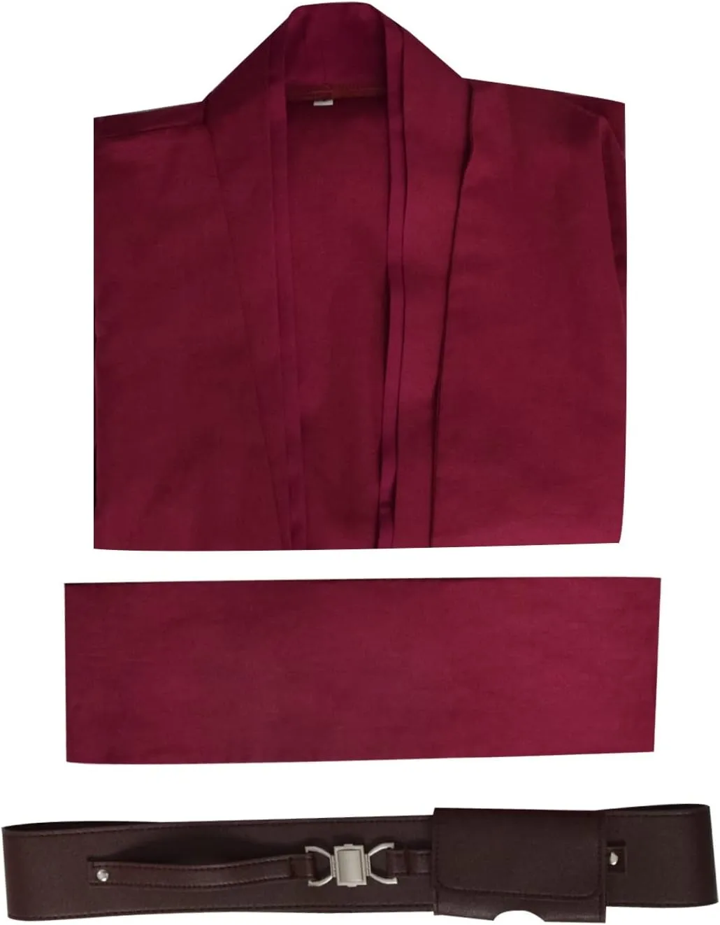 Adult Tunic Costume Jedi Robe Tops Jedi Costume Knight Anakin Belt Cloak Halloween Uniform