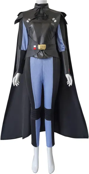 Adult Women Obi Wan Reva Third Sister Costume Reva Sevander Cosplay Robe and Cloak Tunic Uniform Jedi Pants