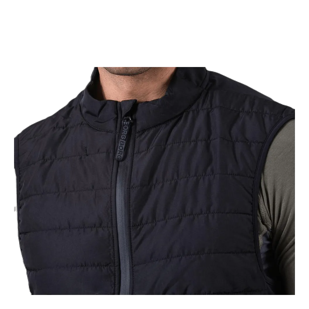 Alexi Quilted Vest Black