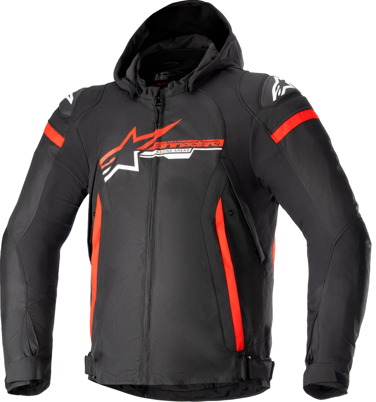 ALPINESTARS Zaca Waterproof Jacket - Black/Red/White - 4XL 3206423-1342-4X