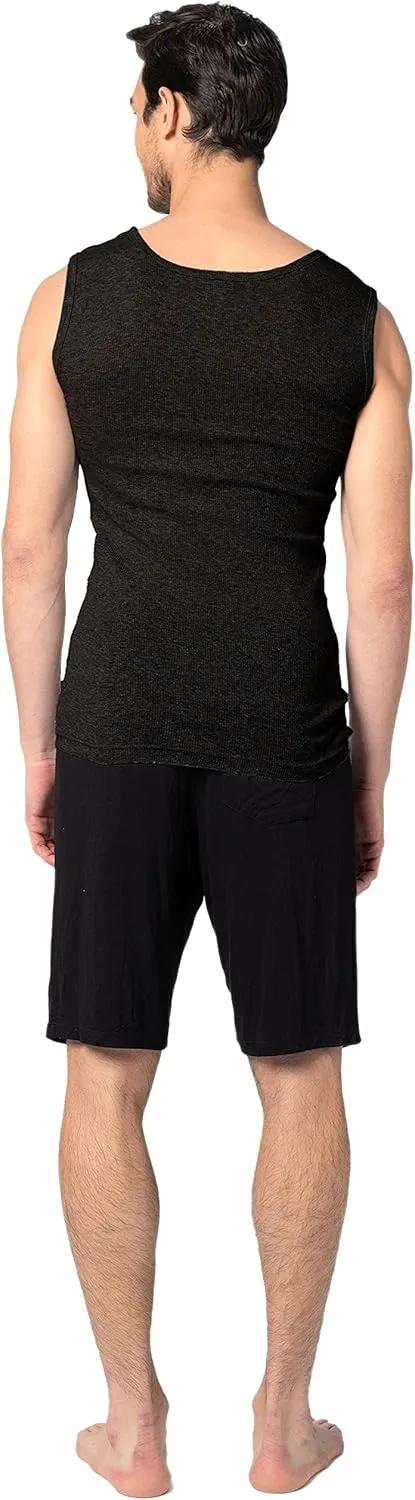 Andrew Scott Men's 10-Pack Color Muscle Tanks | Sleeveless Crew Workout Tank Top Cotton Undershirts