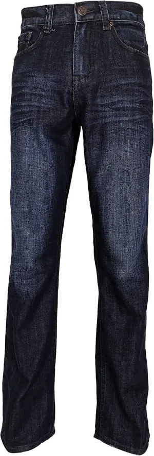 Bailey's Point Men's Fashion Bootcut & Striaght Jeans Regular Fit Silver Jeans Western Denim Jeans