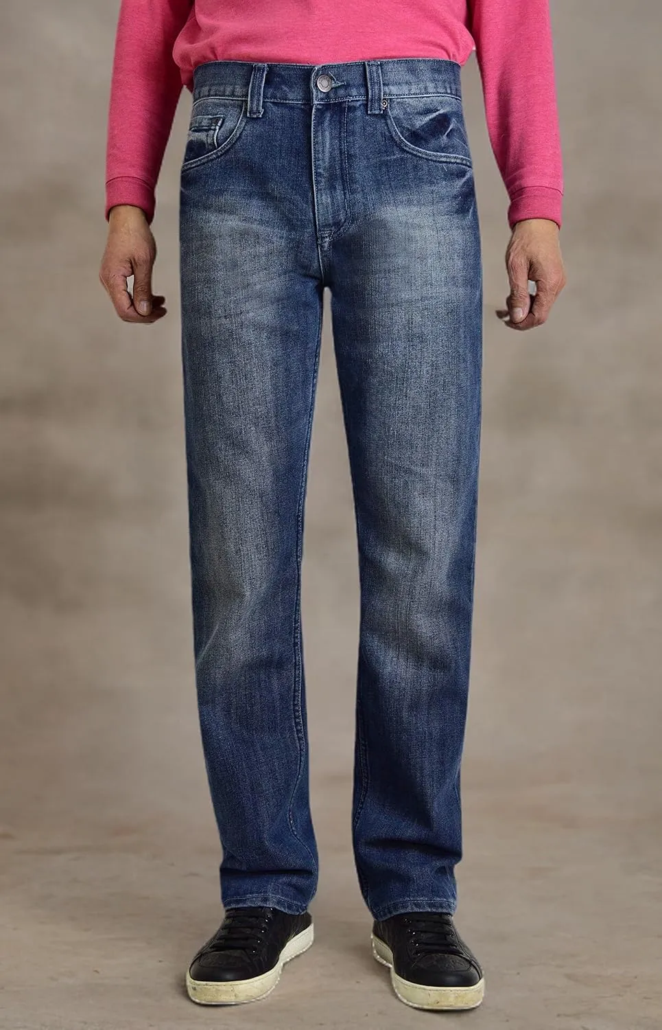 Bailey's Point Men's Fashion Bootcut & Striaght Jeans Regular Fit Silver Jeans Western Denim Jeans