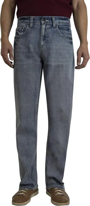 Bailey's Point Men's Fashion Bootcut & Striaght Jeans Regular Fit Silver Jeans Western Denim Jeans
