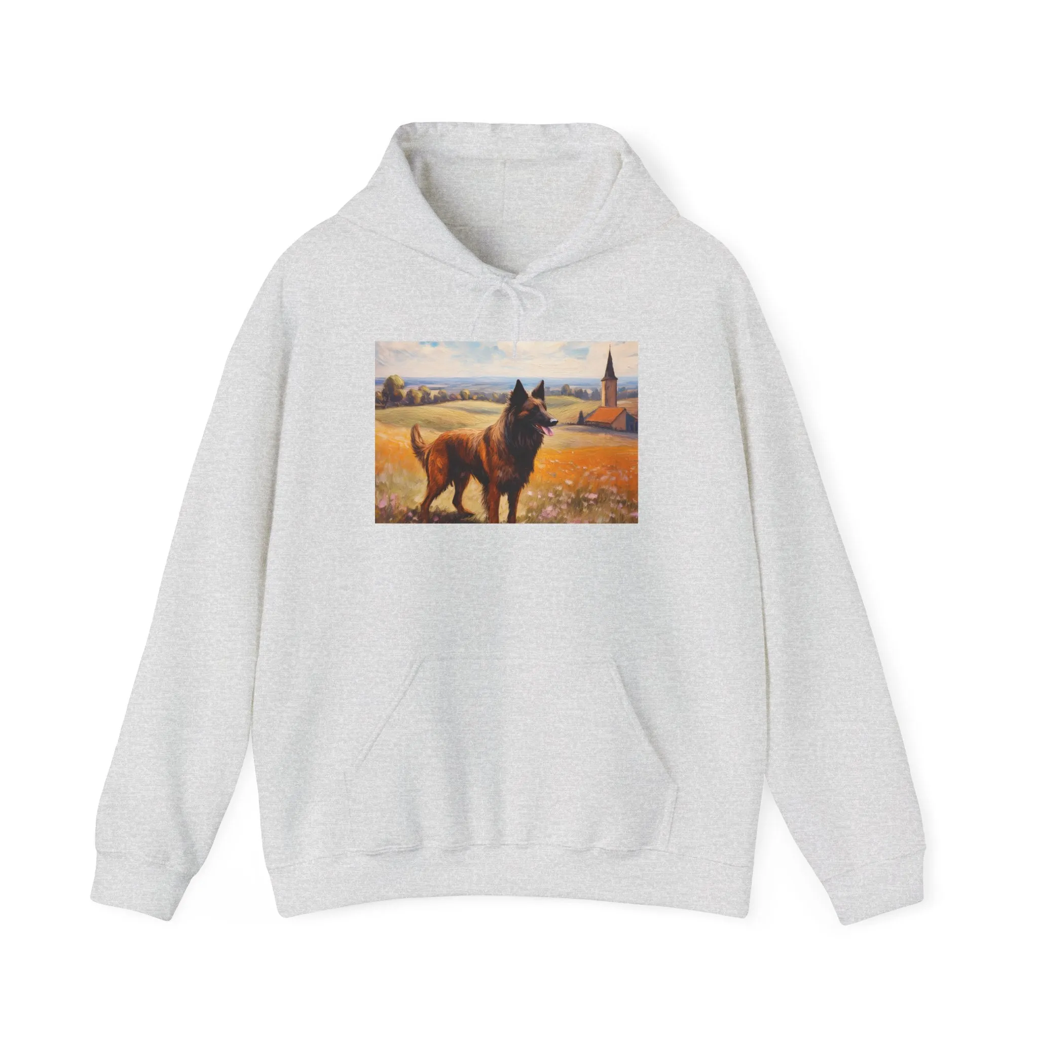 Belgian Tervuren  --  Unisex50/50 Hooded Sweatshirt