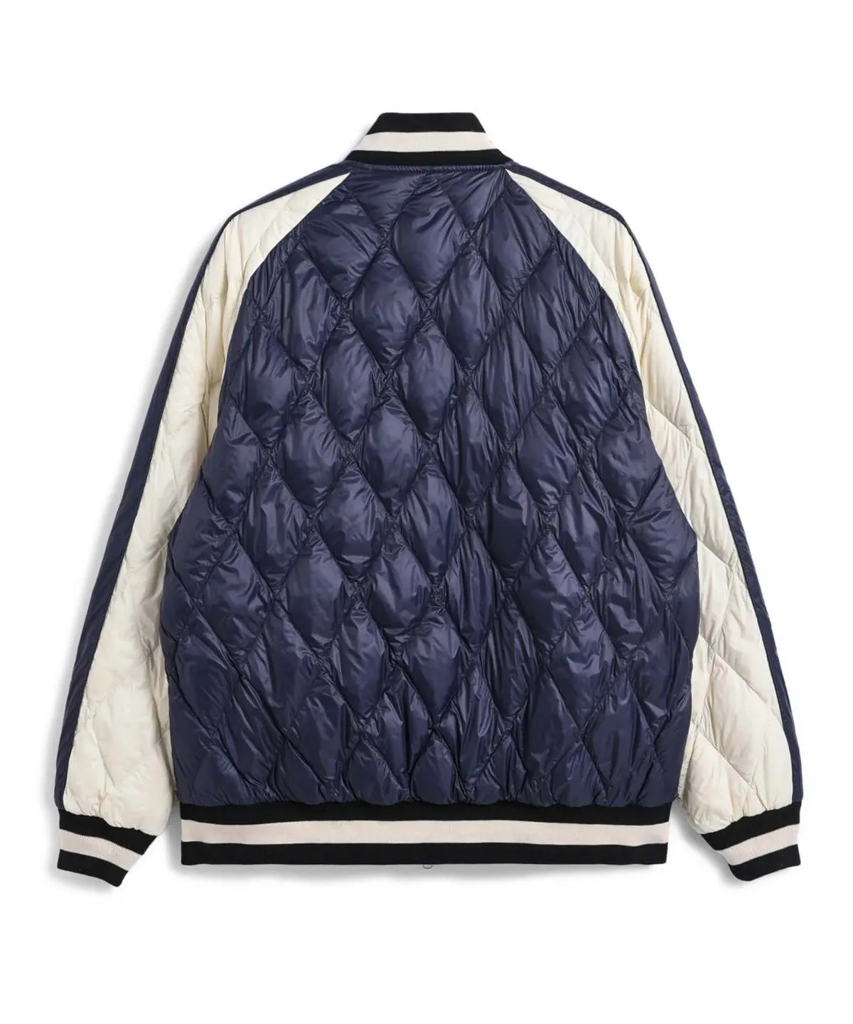 Black Navy Reversible Skajan Down Jacket