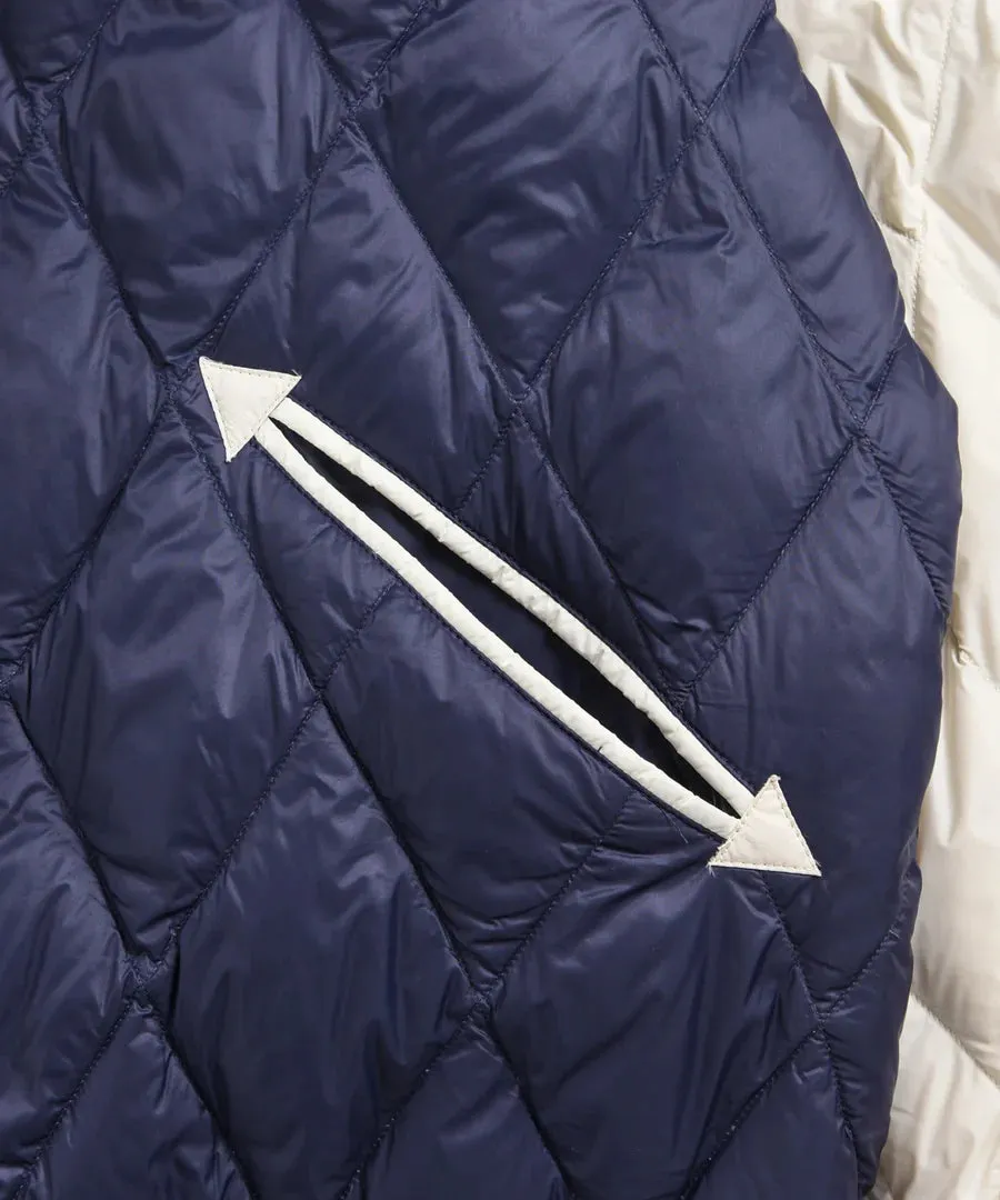 Black Navy Reversible Skajan Down Jacket