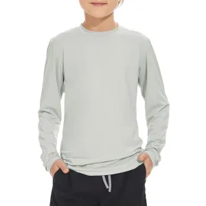 Boys Rash Guard Swim Shirt Long Sleeve UPF 50  Sun Protection Shirt Toddler Quick Dry Rash Guard Swimming Shirt
