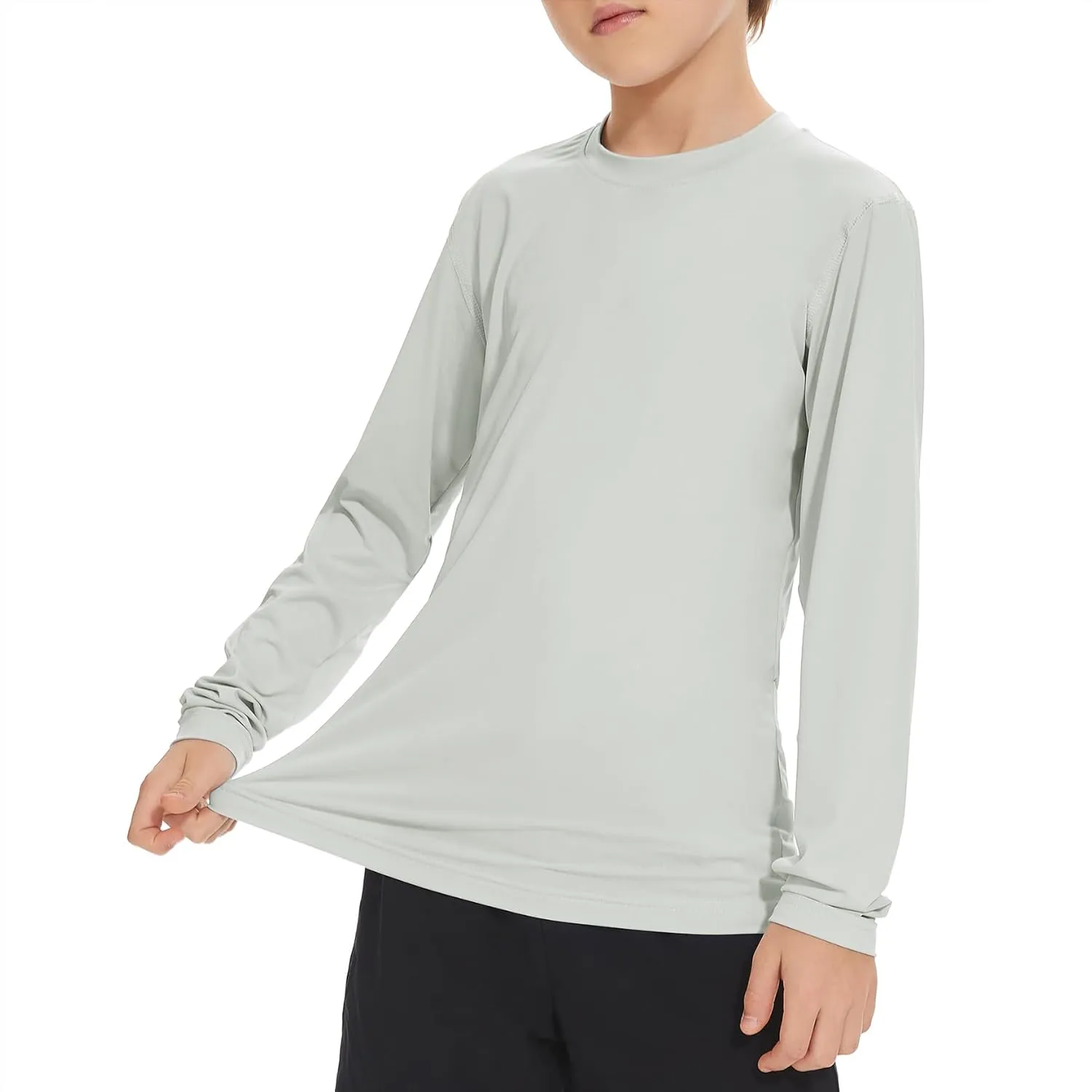 Boys Rash Guard Swim Shirt Long Sleeve UPF 50  Sun Protection Shirt Toddler Quick Dry Rash Guard Swimming Shirt