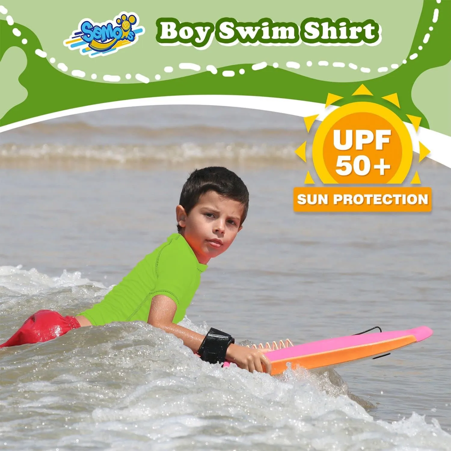 Boys Rash Guard Swim Shirt Short Sleeve Swimwear Toddler Kids Youth Rashguard Water Shirt UPF  50 Quick Dry Shirt