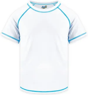 Boys Rash Guard Swim Shirt Short Sleeve Swimwear Toddler Kids Youth Rashguard Water Shirt UPF  50 Quick Dry Shirt