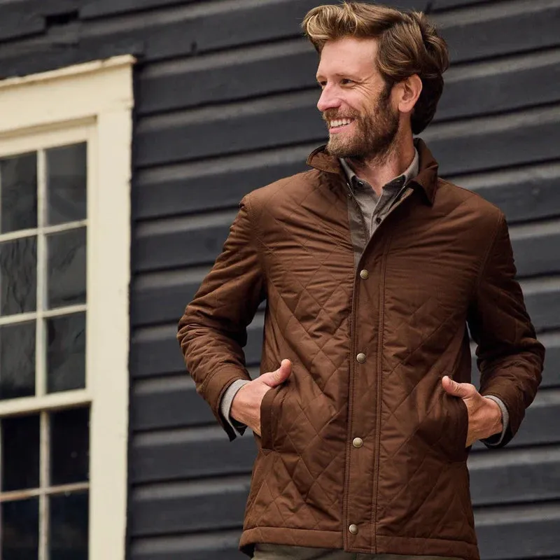Braddock Quilted Jacket (Rye Brown)