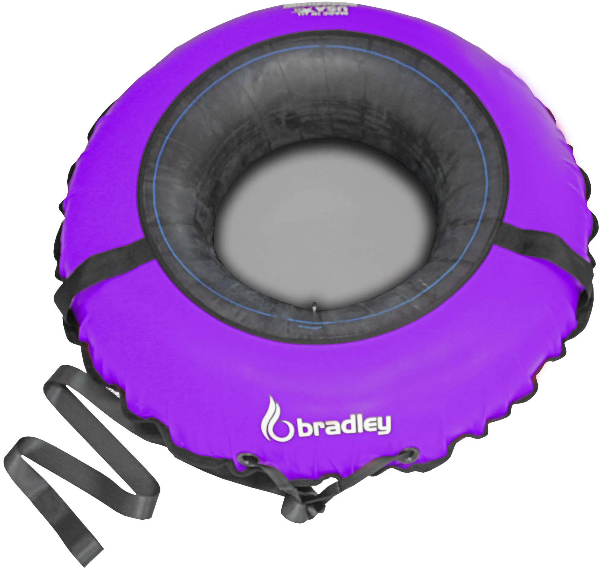 Bradley Heavy-Duty 50" Snow Tube with Reinforced Cover | Rubber Truck Tire Tube Sled for Extreme Sledding, Winter Fun, and Durable Performance in Any Conditions