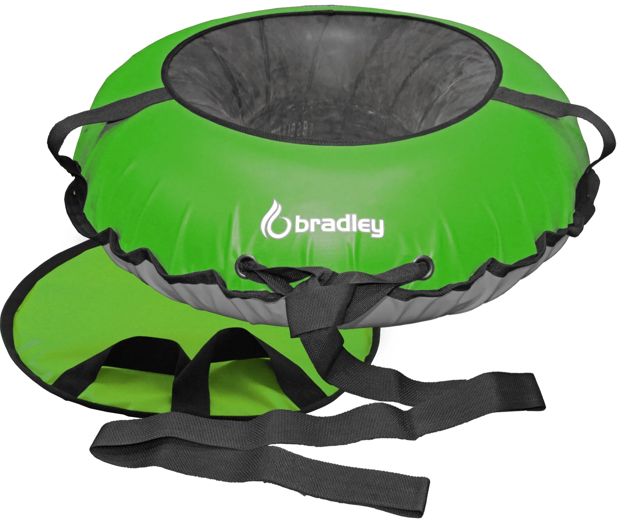 Bradley Heavy-Duty 50" Snow Tube with Reinforced Cover | Rubber Truck Tire Tube Sled for Extreme Sledding, Winter Fun, and Durable Performance in Any Conditions