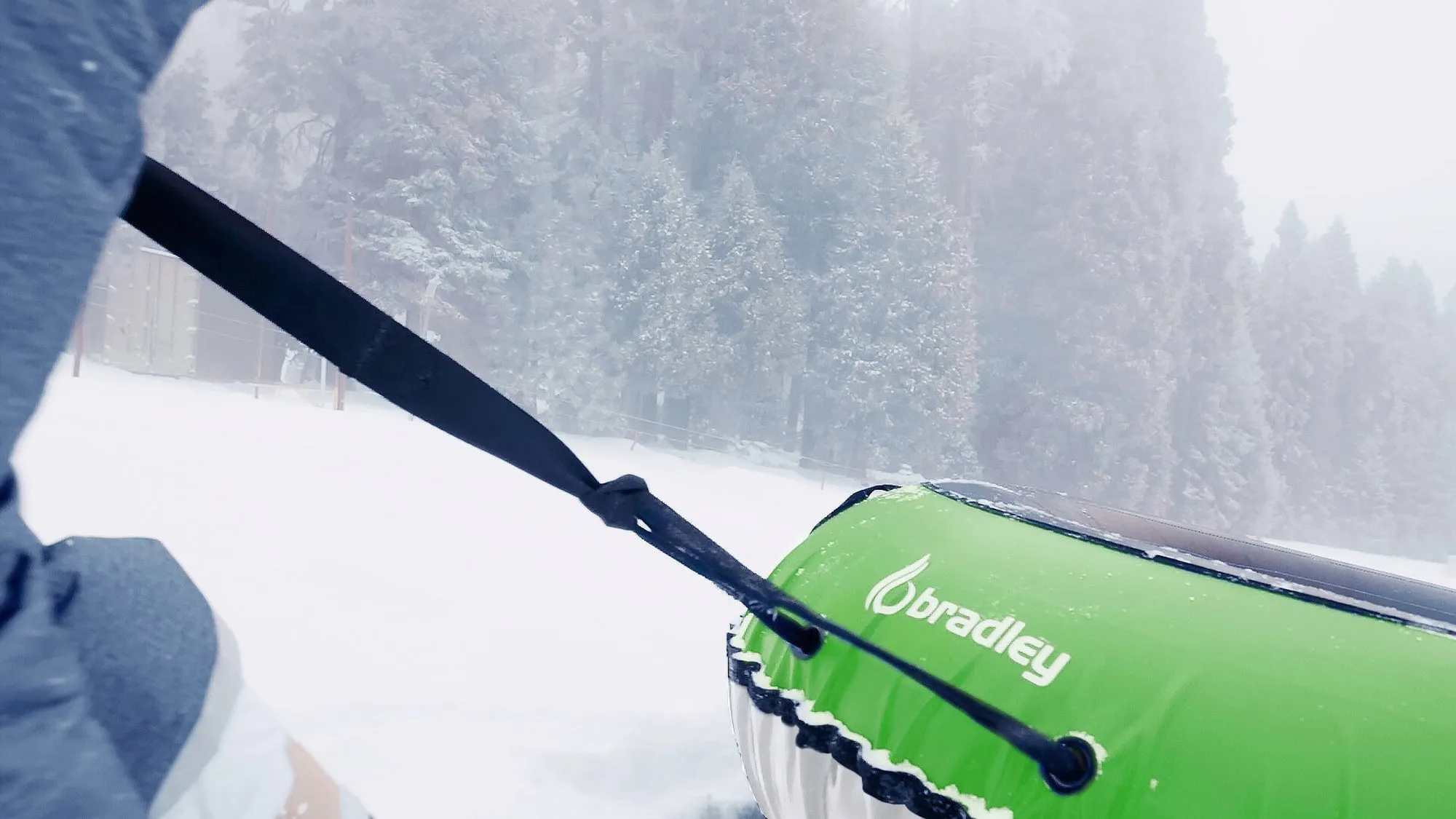 Bradley Heavy-Duty 50" Snow Tube with Reinforced Cover | Rubber Truck Tire Tube Sled for Extreme Sledding, Winter Fun, and Durable Performance in Any Conditions