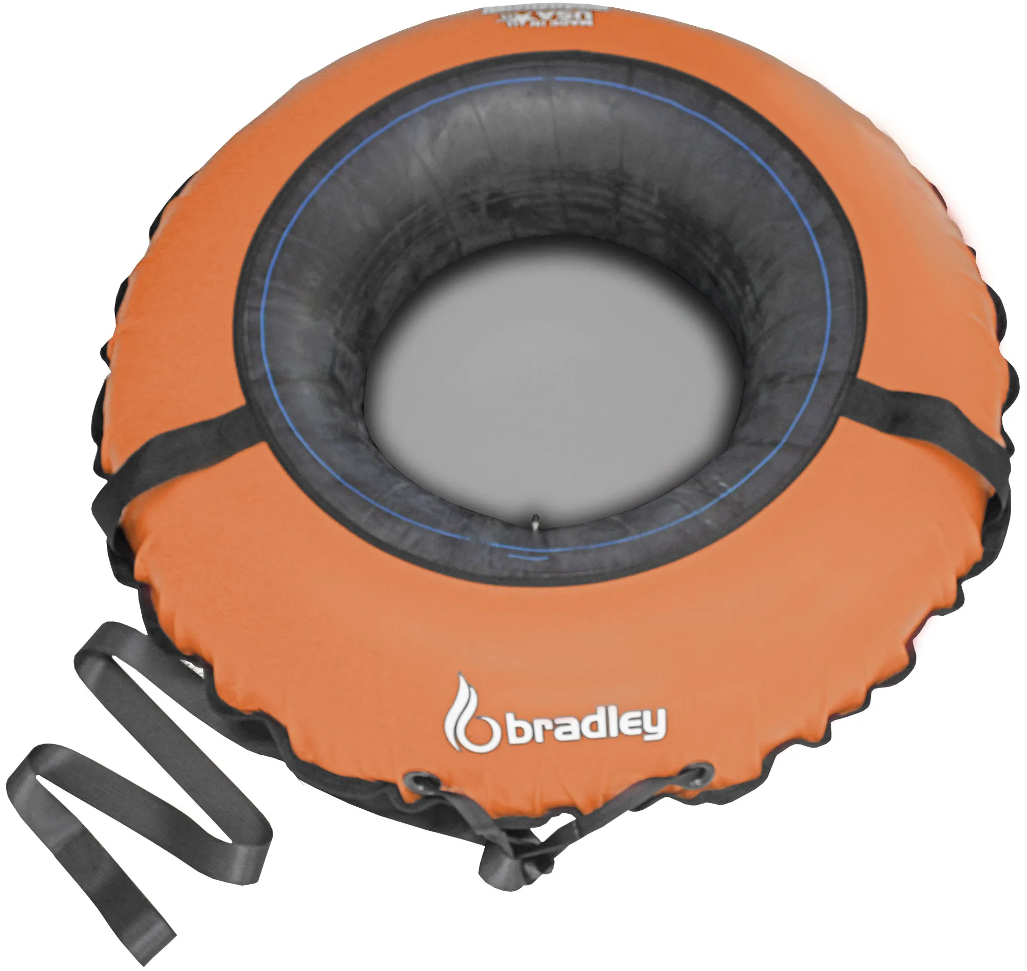 Bradley Heavy-Duty 50" Snow Tube with Reinforced Cover | Rubber Truck Tire Tube Sled for Extreme Sledding, Winter Fun, and Durable Performance in Any Conditions