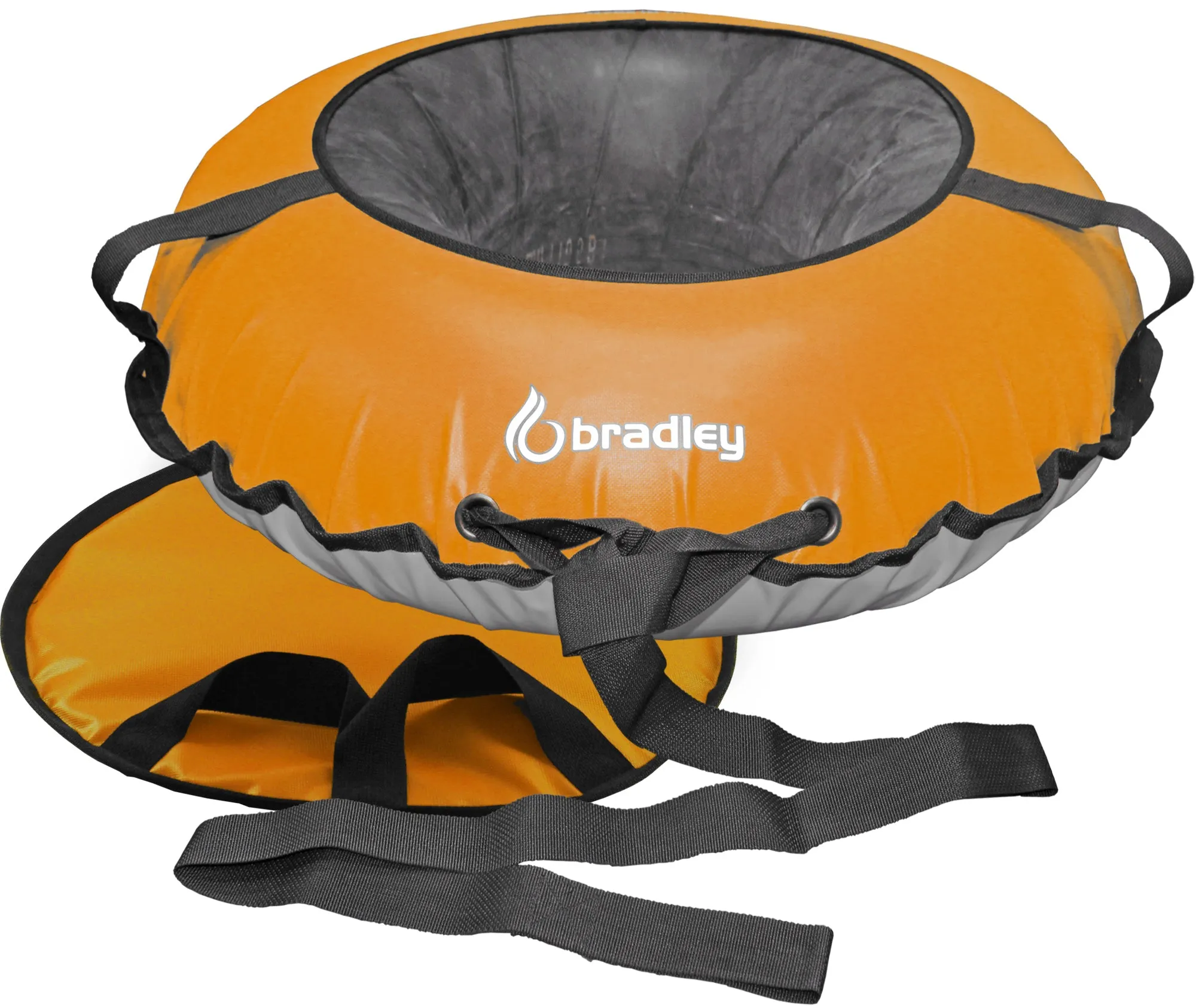 Bradley Heavy-Duty 50" Snow Tube with Reinforced Cover | Rubber Truck Tire Tube Sled for Extreme Sledding, Winter Fun, and Durable Performance in Any Conditions