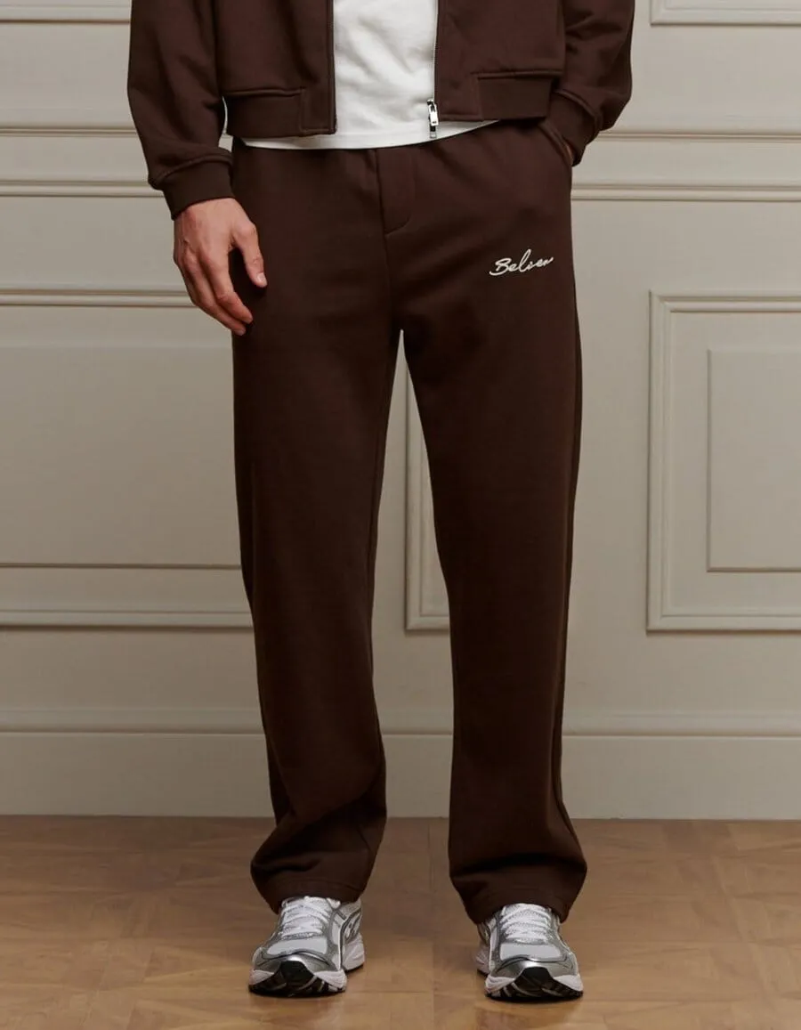 Brown Logo Jogger