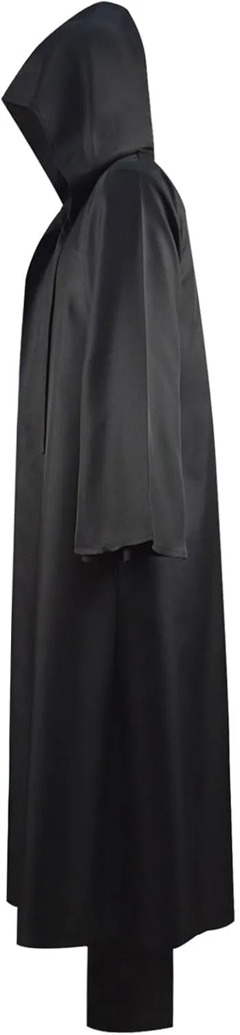 CHAOS MONKEY Men's Tunic Hooded Robe Cloak Halloween Knight Costume Adult Cosplay Cape