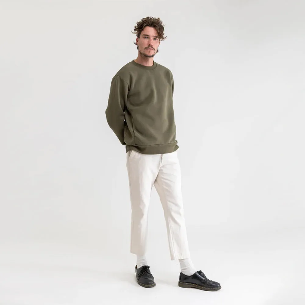 Classic Fleece Crew (Olive)