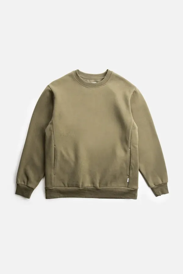 Classic Fleece Crew (Olive)