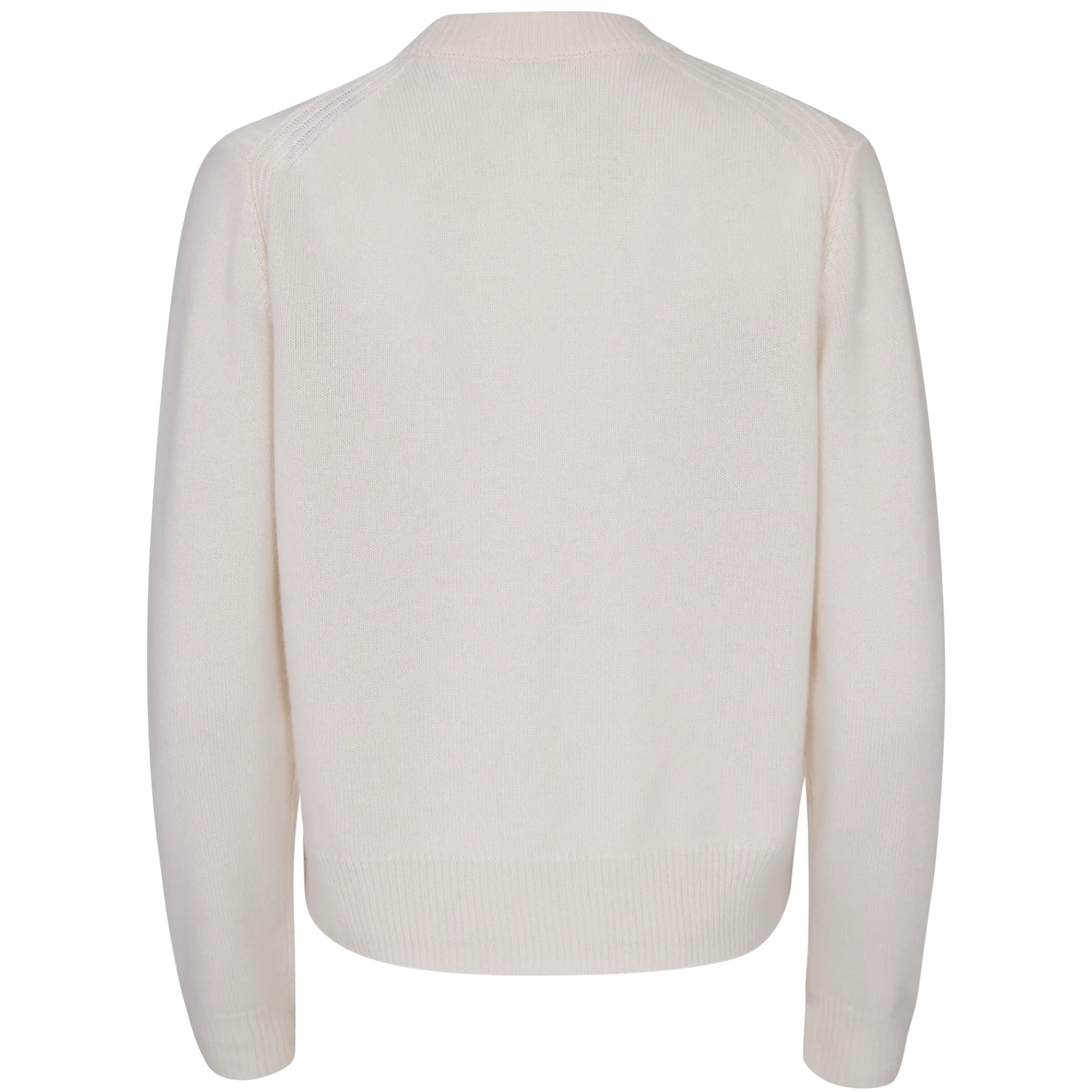 Classic Roundneck Sweater - White