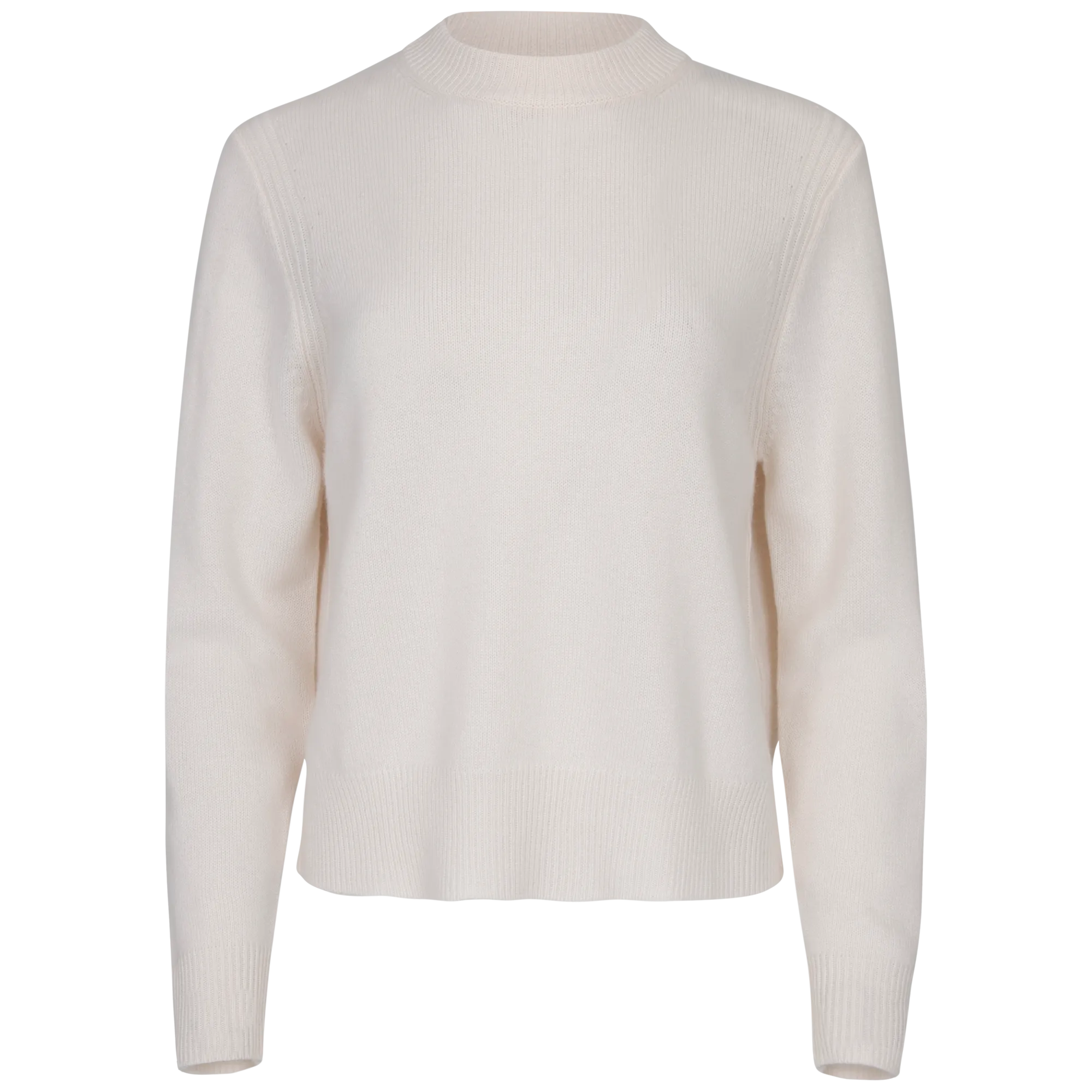 Classic Roundneck Sweater - White