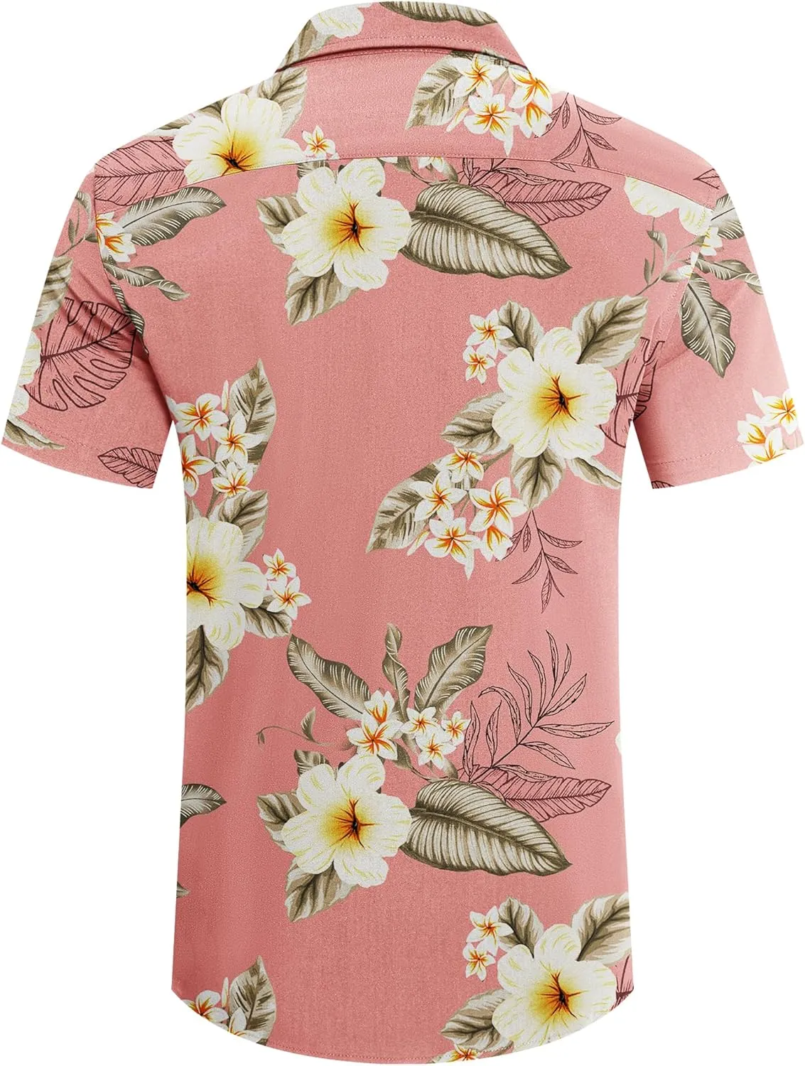 COOFANDY Mens Hawaiian Shirt Short Sleeve Button Down Shirt Tropical Summer Beach Shirt
