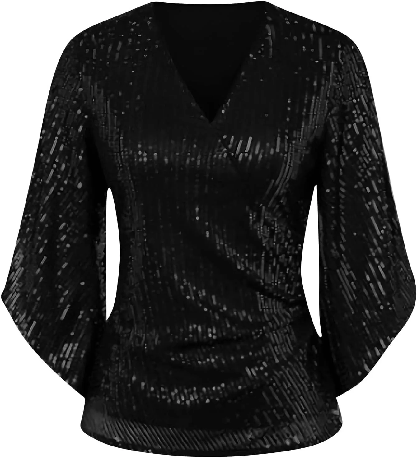 COTECRAM Womens Sequin Tops Summer Fashion Scoop Neck Sparkle Shimmer Short Sleeve/Sleeveless Tanks Tops for Party Night