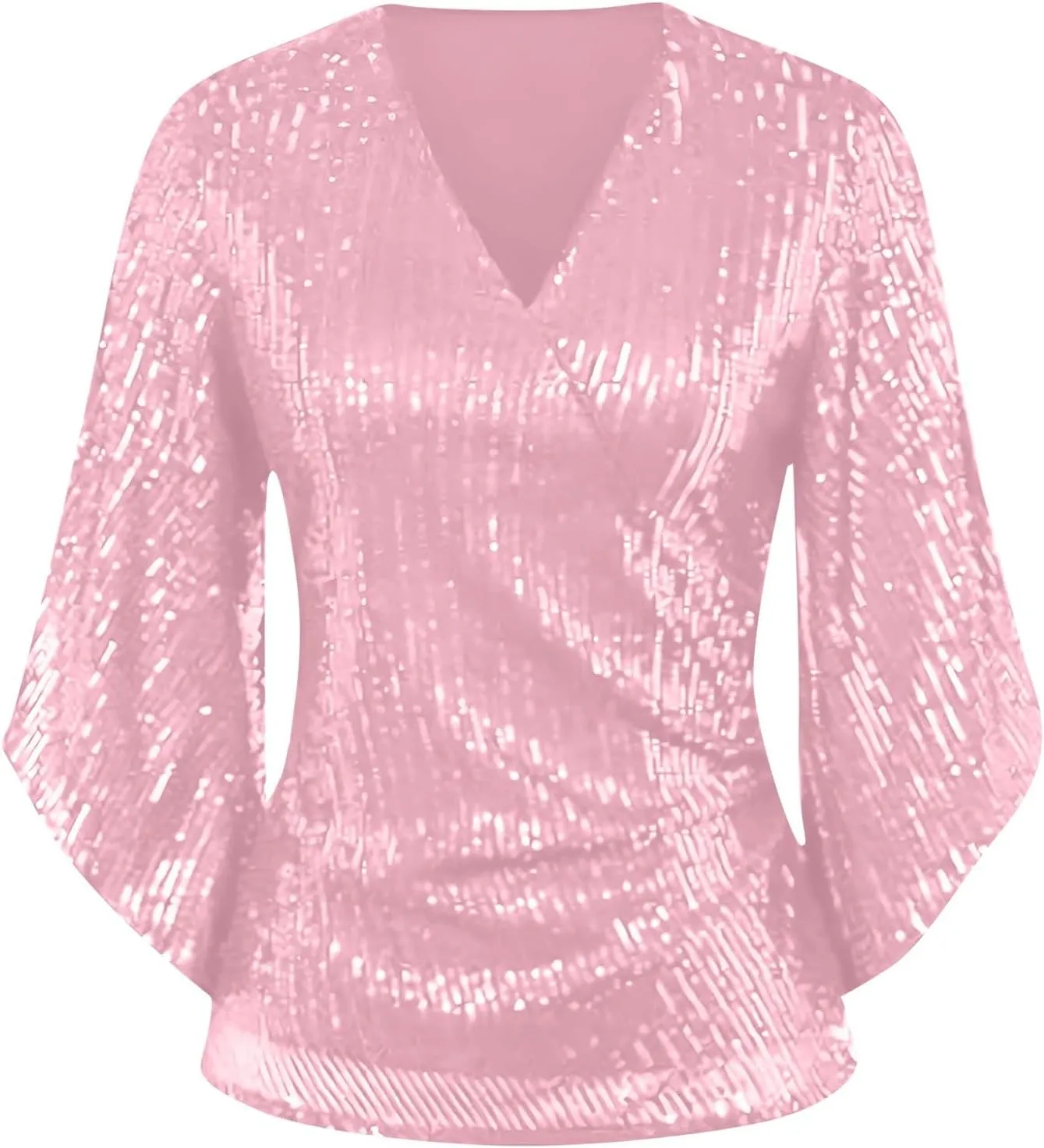 COTECRAM Womens Sequin Tops Summer Fashion Scoop Neck Sparkle Shimmer Short Sleeve/Sleeveless Tanks Tops for Party Night