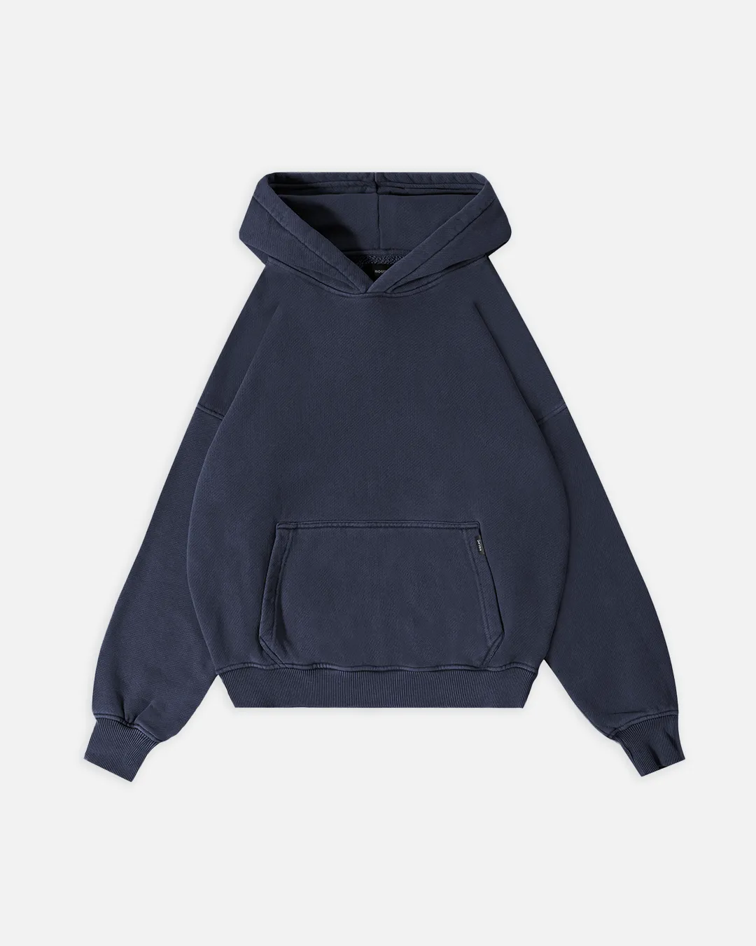 Diagonal Weave Hoodie - Vintage Navy