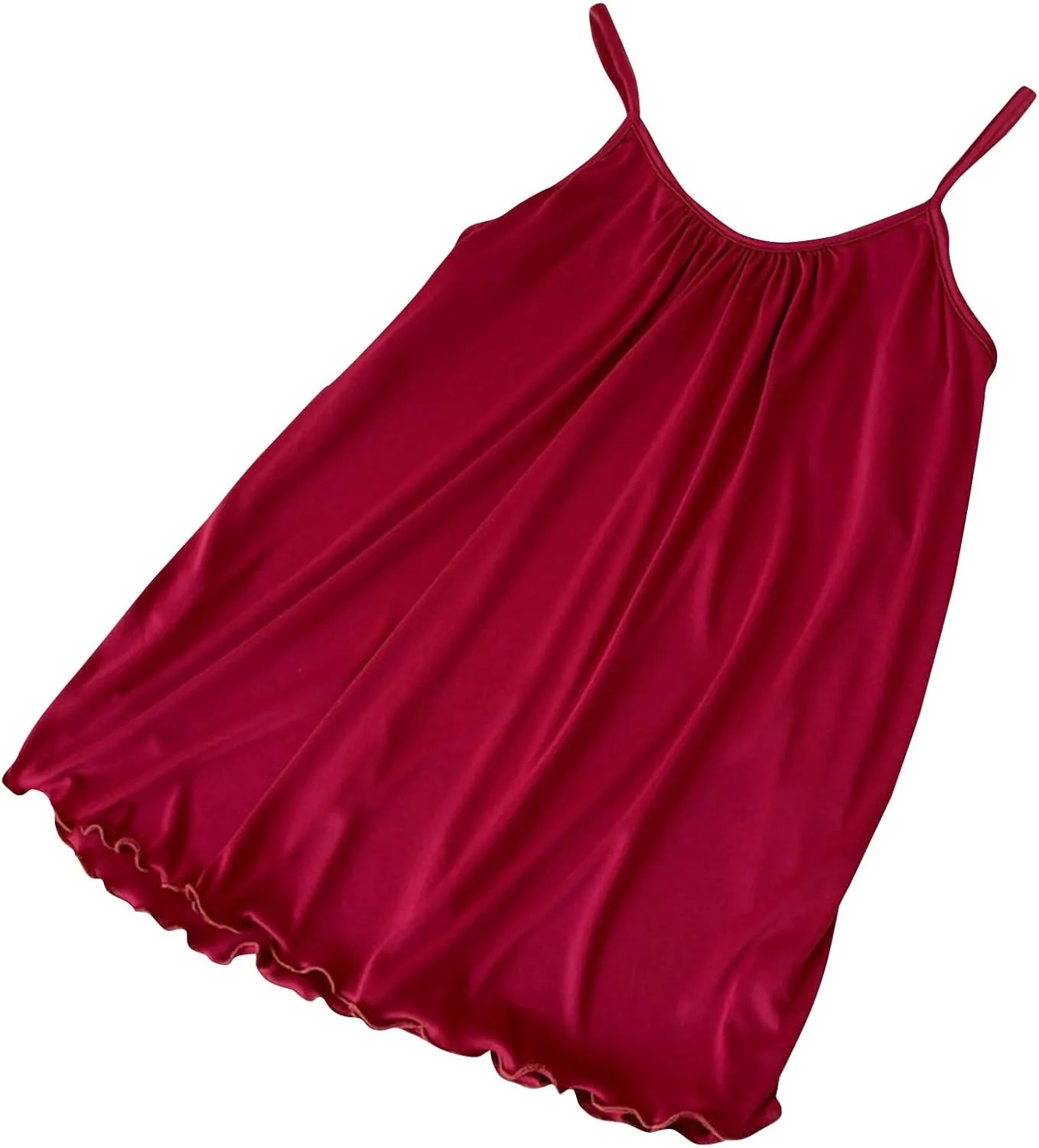 Dress Shirts for Women Pleated Spaghetti Strap Camisole Loose Fit Casual Sleeveless Flowy Basic Tops Silk Sleepwear Tanks