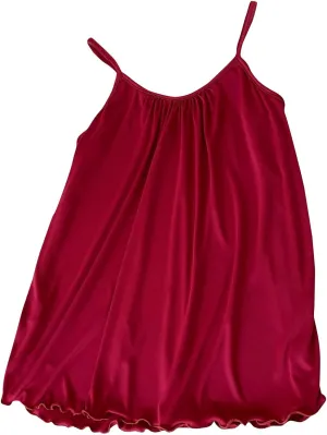 Dress Shirts for Women Pleated Spaghetti Strap Camisole Loose Fit Casual Sleeveless Flowy Basic Tops Silk Sleepwear Tanks