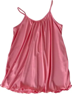 Dress Shirts for Women Pleated Spaghetti Strap Camisole Loose Fit Casual Sleeveless Flowy Basic Tops Silk Sleepwear Tanks