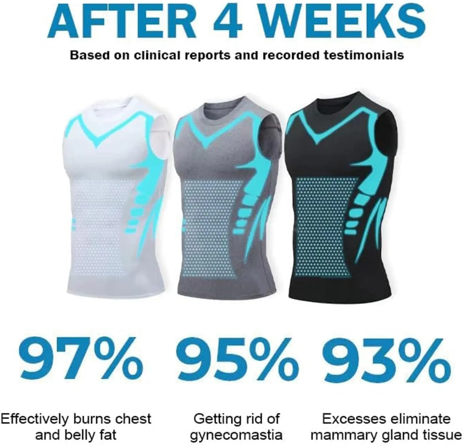 Einrich Compression Shirt Men, Maynox Vitaboost Compression Shirt, 2024 Slashes Shaping Sleeveless Therapy Shirt