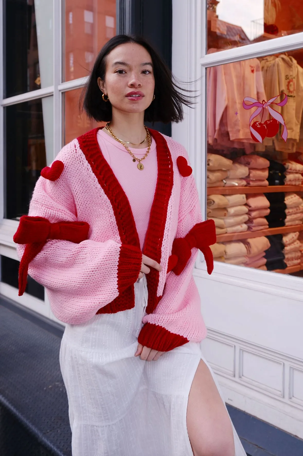 Follow Your Heart Puff Cardigan