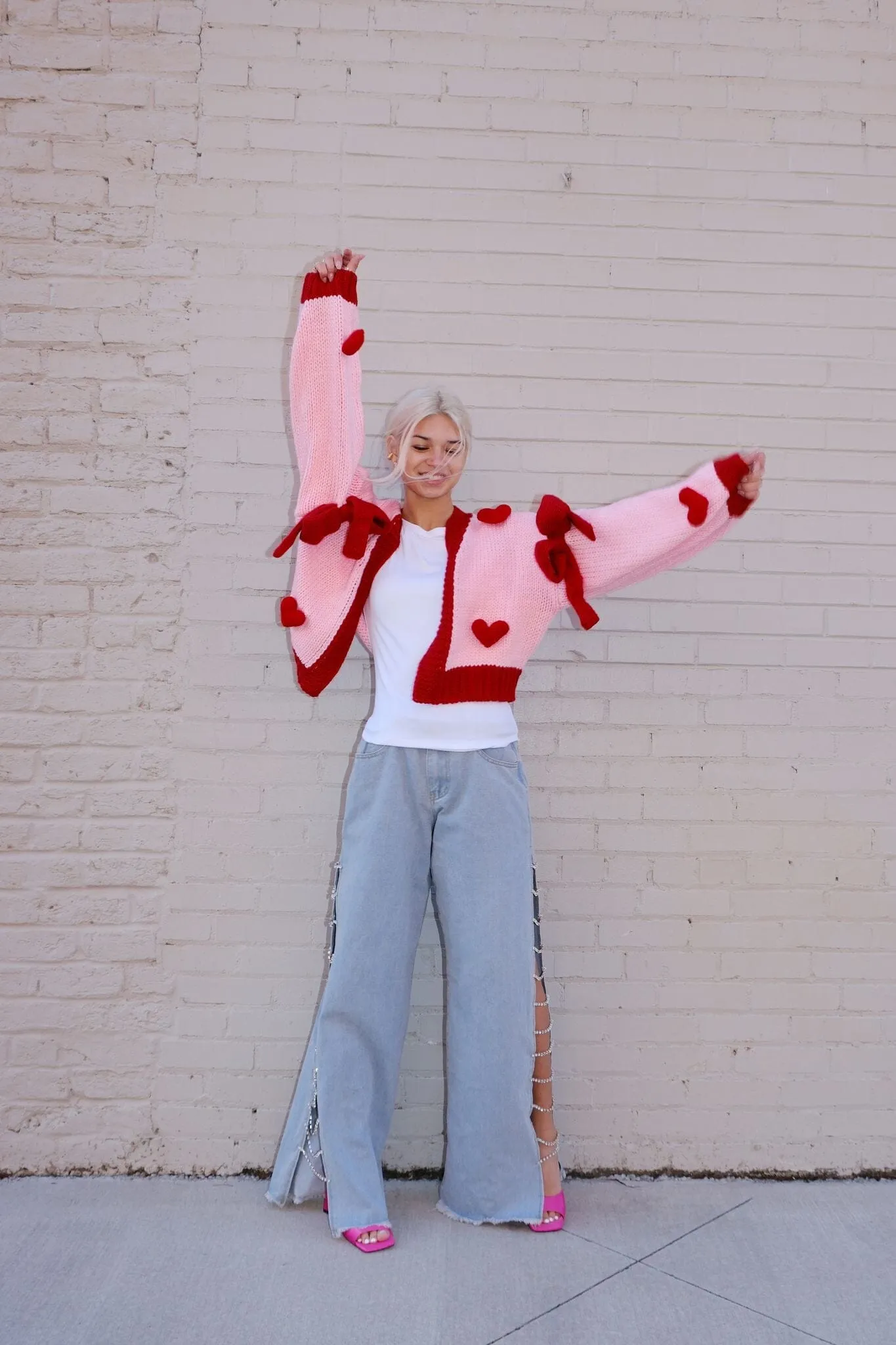 Follow Your Heart Puff Cardigan