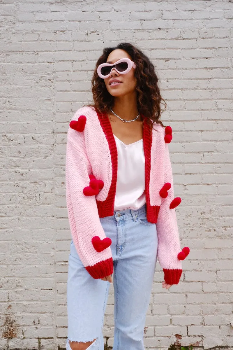 Follow Your Heart Puff Cardigan
