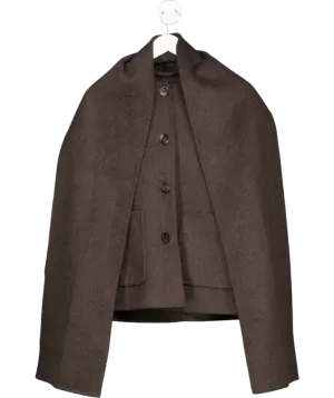 FOREVER NEW Grey Stella Scarf Coat UK 8