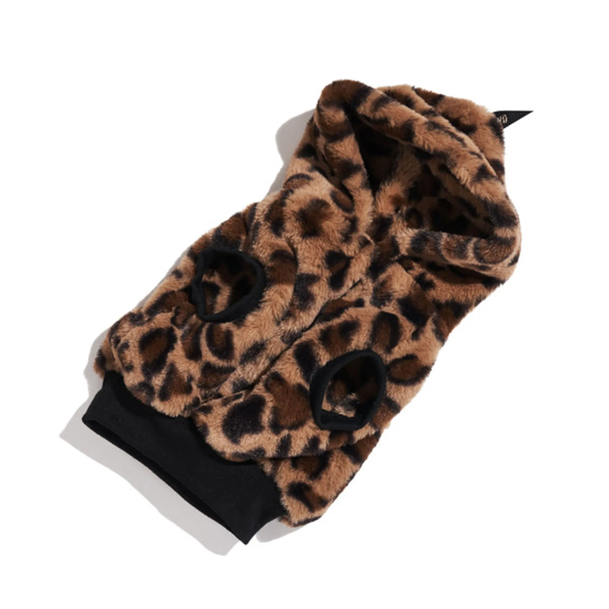 Found My Animal Fur Hoodie - Leopard