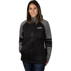 FXR Maverick Softshell Jacket Grey Heather/Dusty Rose