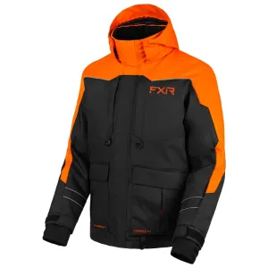 FXR Mens Excursion Snowmobile Jacket Black/Orange