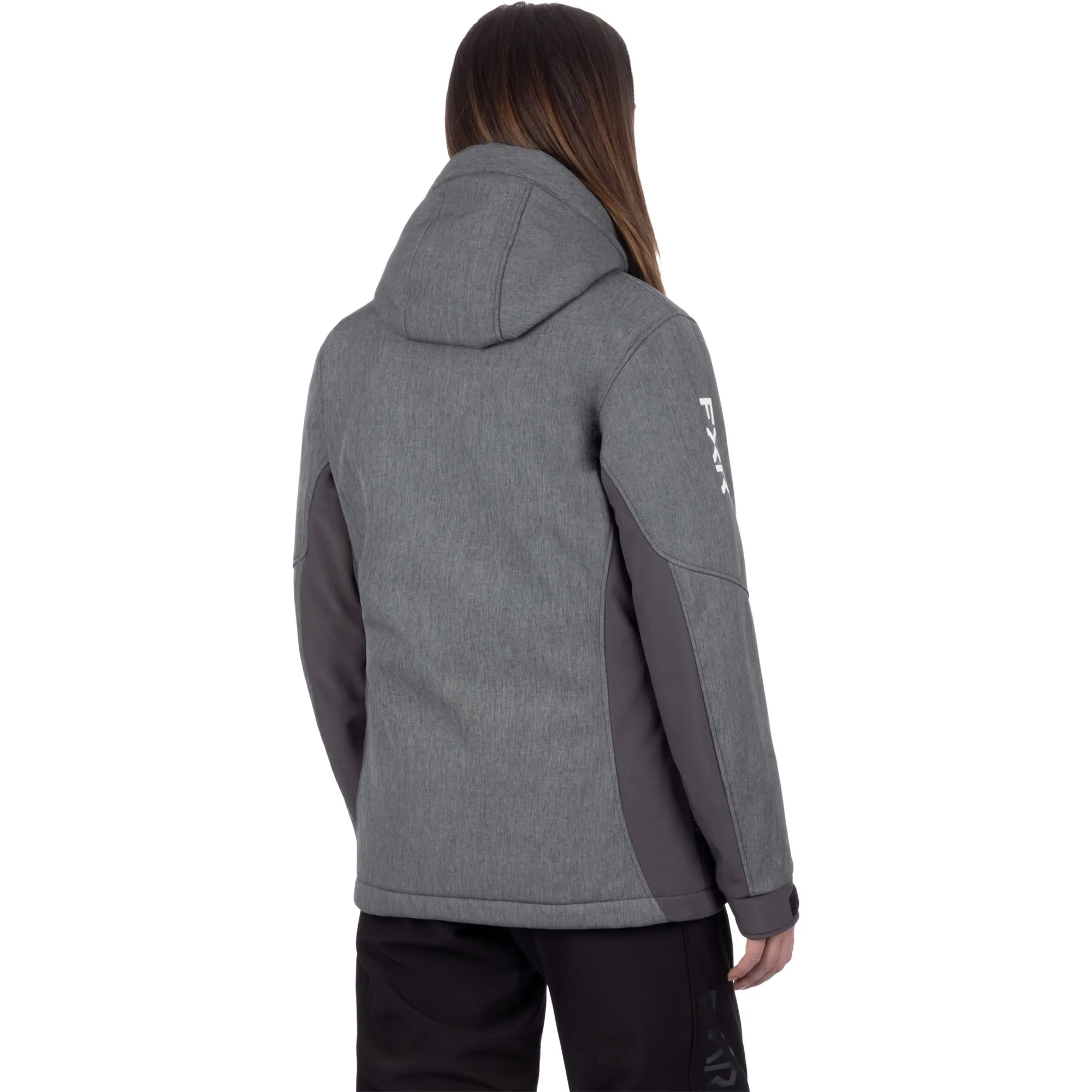 FXR Vertical Pro Insulated Softshell Jacket Grey Heather/Asphalt