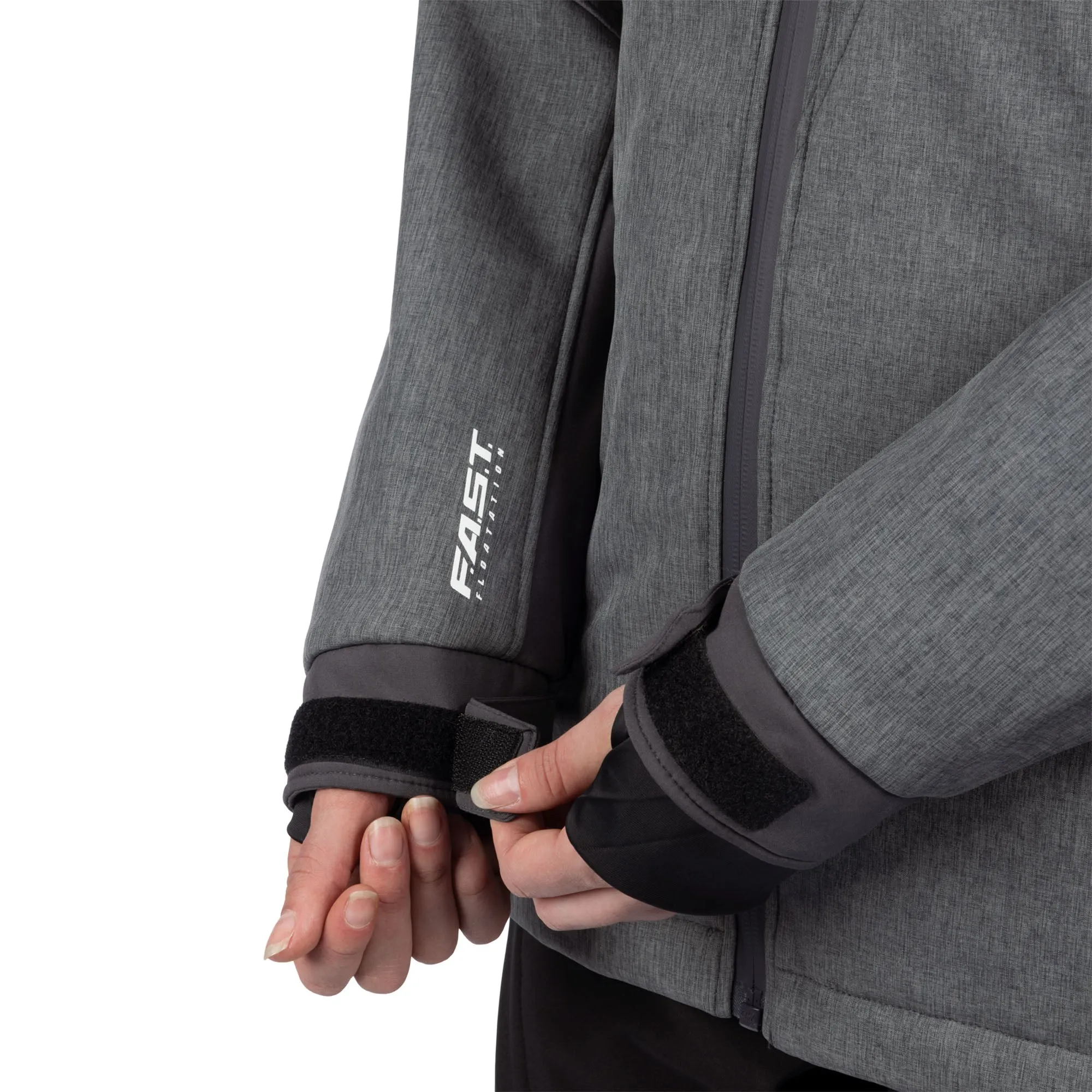 FXR Vertical Pro Insulated Softshell Jacket Grey Heather/Asphalt