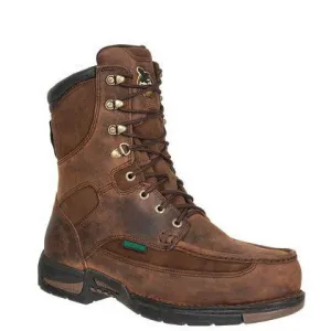 Georgia Men's 8" Athens WP Work Boots - Brown G9453