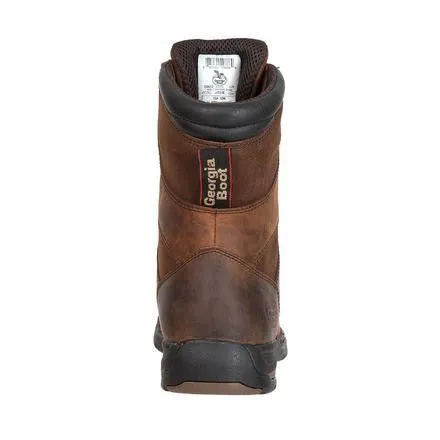 Georgia Men's 8" Athens WP Work Boots - Brown G9453