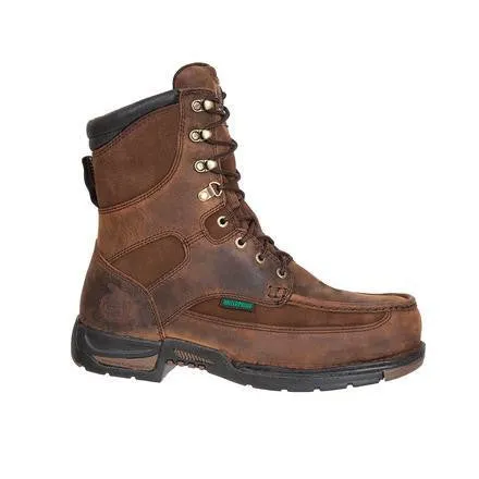 Georgia Men's 8" Athens WP Work Boots - Brown G9453