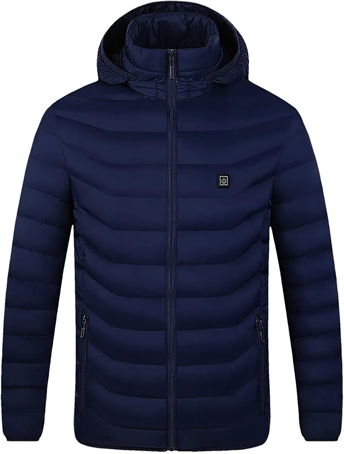 Heated Jackets for Women Lightweight Heated Jacket Men Puffer Winter Jacket Heated Vest Packable Down Coat with Hood
